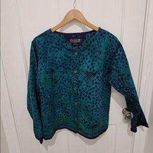 Vintage Batik Top